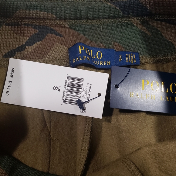 NWT Men's Ralph Lauren Polo Camo Joggers - Picture 7 of 8